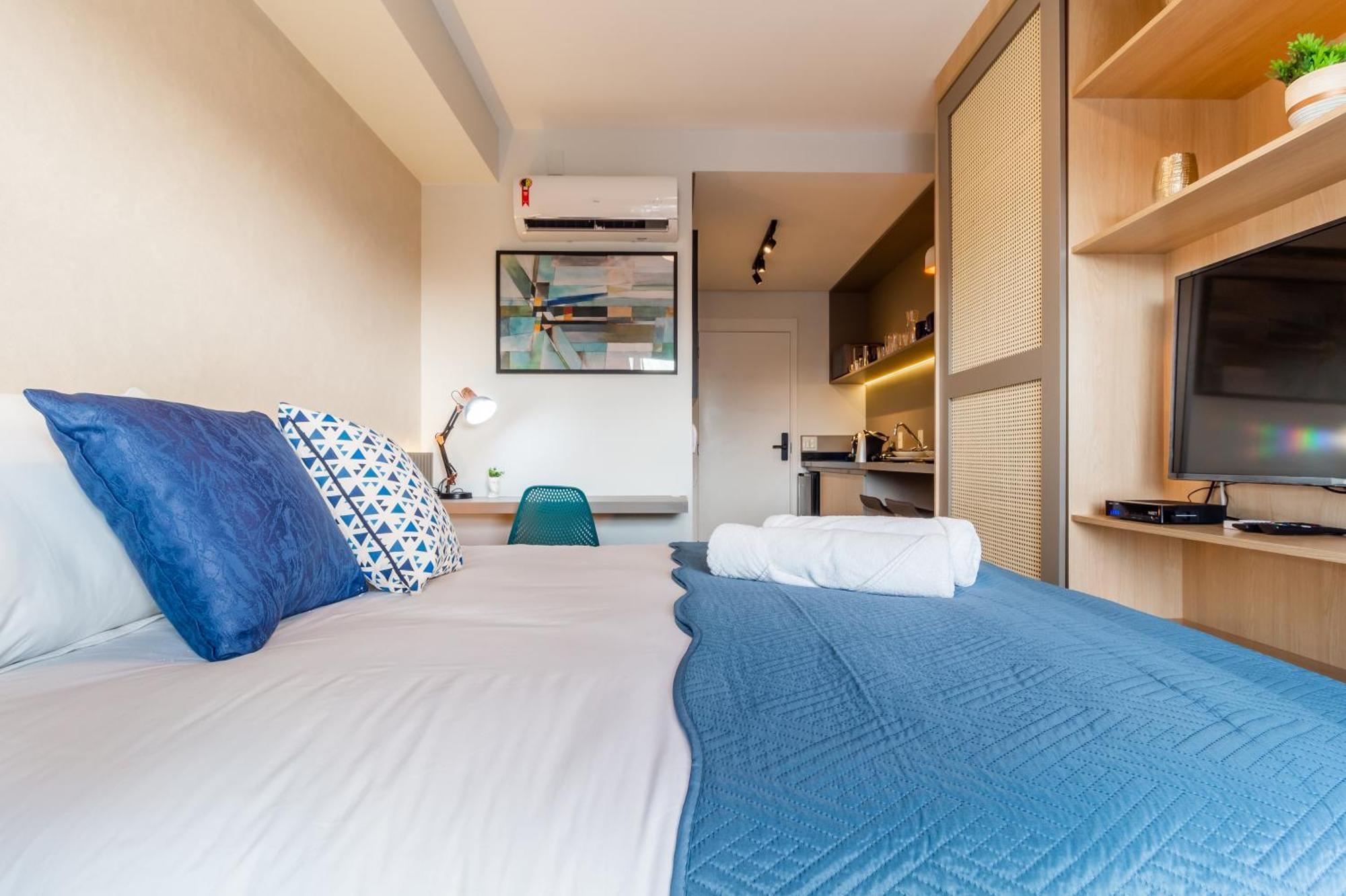 Studios No Melhor Ponto De Moema Garagem Lazer E Metro Perto Wifi Gratis Сан-Пауло Экстерьер фото