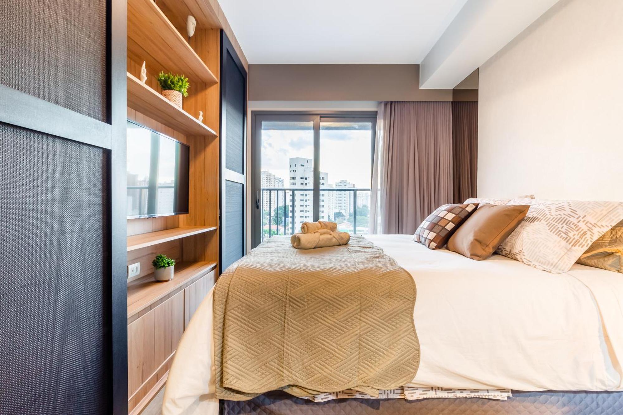 Studios No Melhor Ponto De Moema Garagem Lazer E Metro Perto Wifi Gratis Сан-Пауло Экстерьер фото